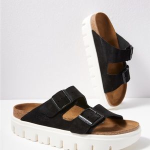 Papillo platform lug sole Birkenstock sandals